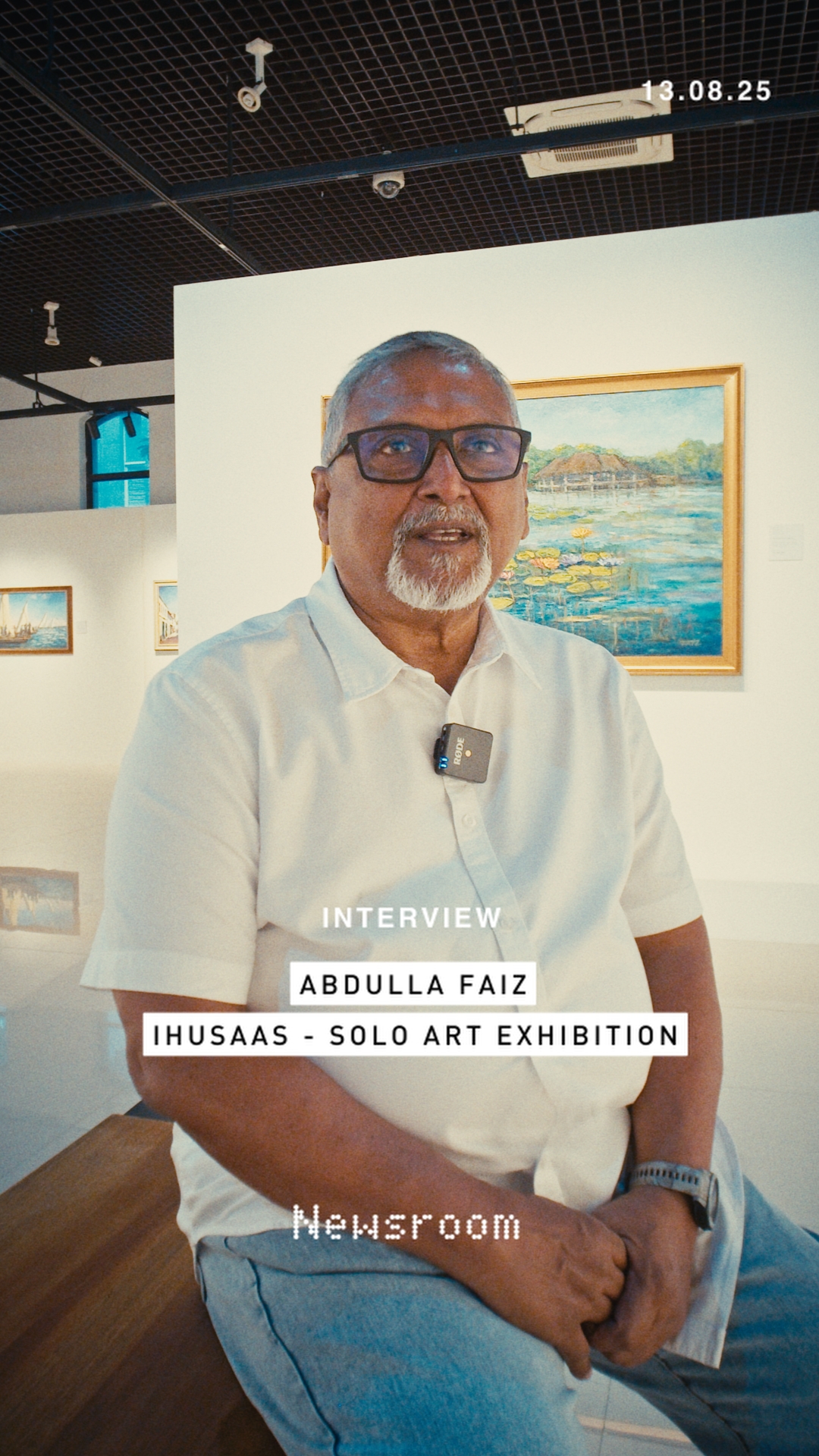 "IHUSAAS"  solo exhibition