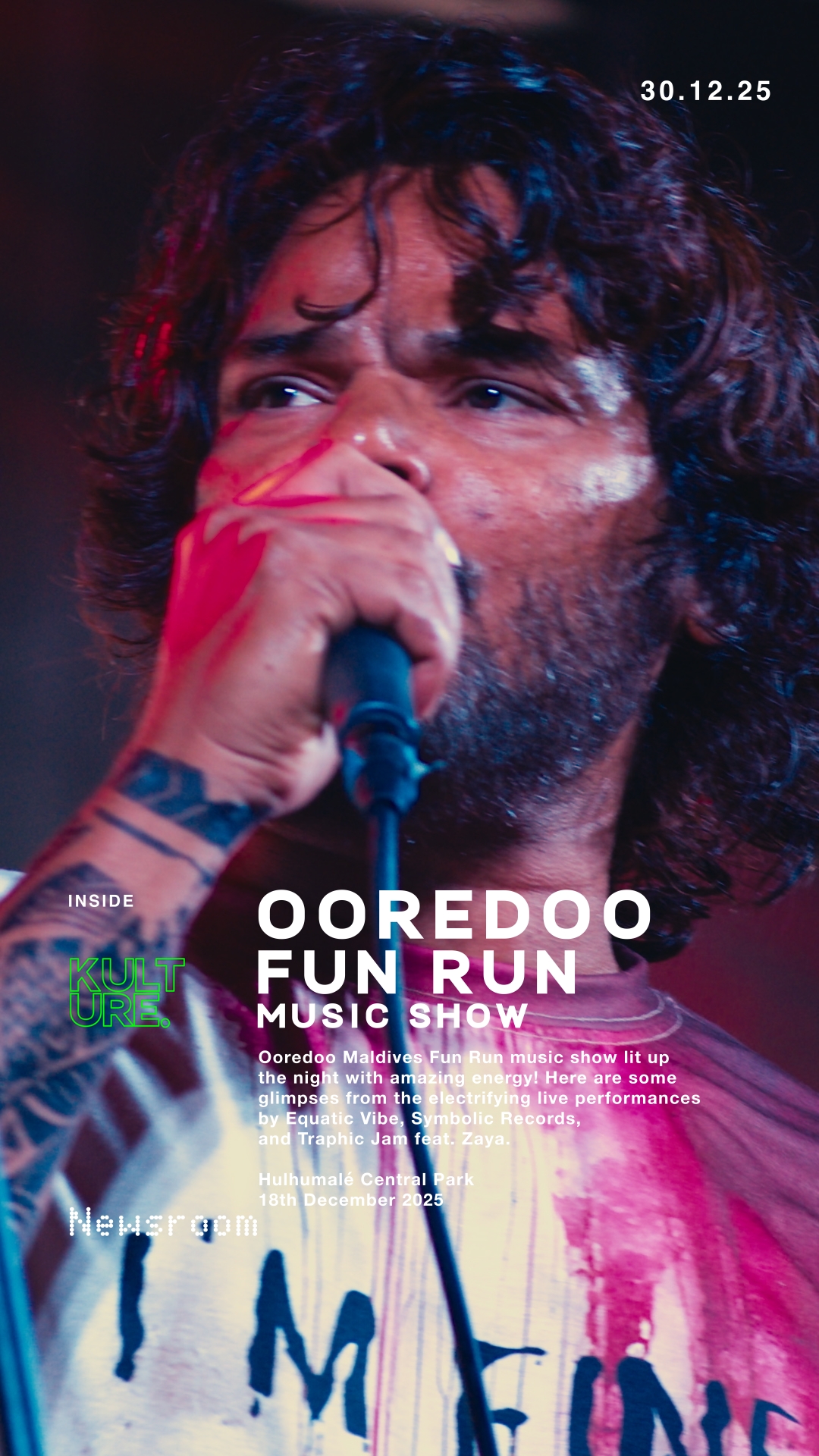 Ooredoo Maldives Fun Run Music Show
